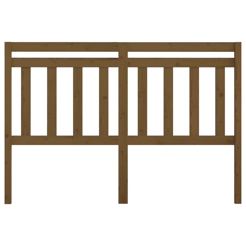 Testiera | Testata per Letto ambra 166x4x100 cm in Legno Massello di Pino