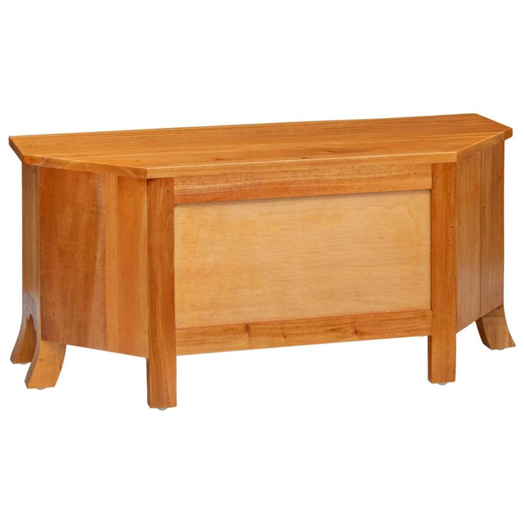 Mobile TV Naturale 100 x 40,5 x 46 cm Legno di Mogano Massello 42009935