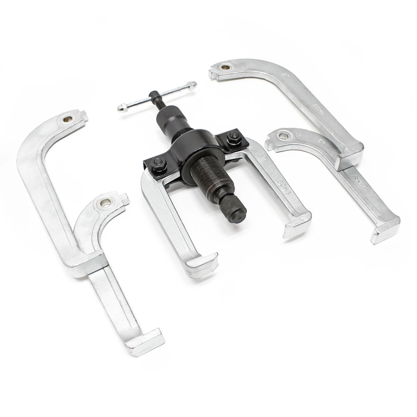 Set di estrattori idraulici con forza di trazione da 10 t in una pratica valigetta