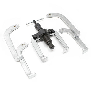 Set di estrattori idraulici con forza di trazione da 10 t in una pratica valigetta