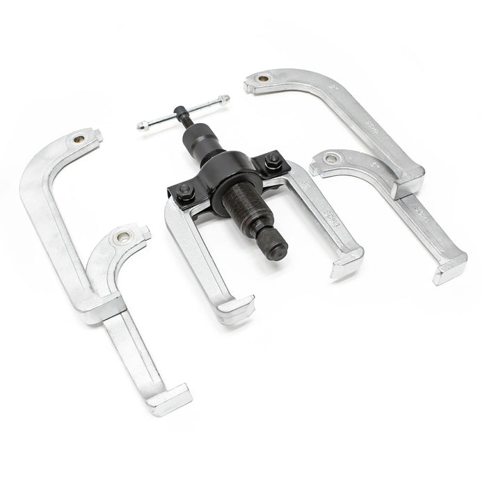 Set di estrattori idraulici con forza di trazione da 10 t in una pratica valigetta