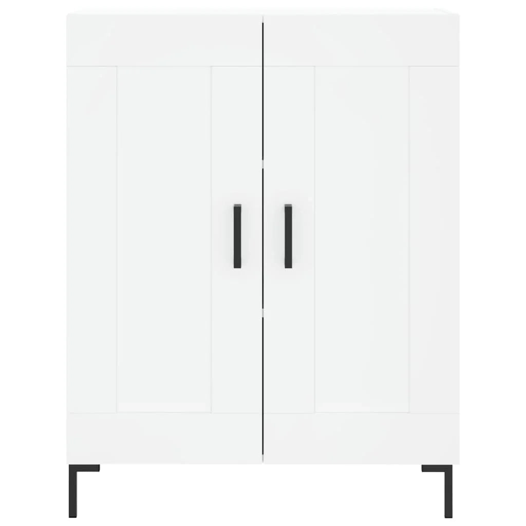 Buffet credenza cassettiera mobiletto mobile contenitore organizer cucina soggiorno salotto alto 69,5 x 34 x 180 cm legno ingegnerizzato bianco 02_0032652