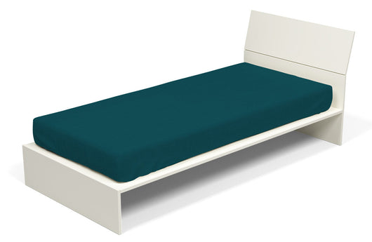 Lenzuolo Sotto con Angoli ed Elastico Tinta Unita Verde Petrolio Matrimoniale Maxy