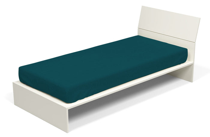 Lenzuolo Sotto con Angoli ed Elastico Tinta Unita Verde Petrolio Matrimoniale Maxy