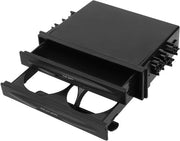 Accessori per Auto - Cup Holder per Autoradio Single Din - Multifunzionale e Compattibile - Contenitore di Stoccaggio per Accessori di Auto