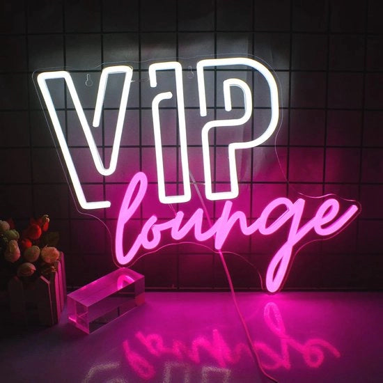 Decorazione a Neon per Camera - LED a Led Rosso Bianco per Casa, Ufficio e Caffè
