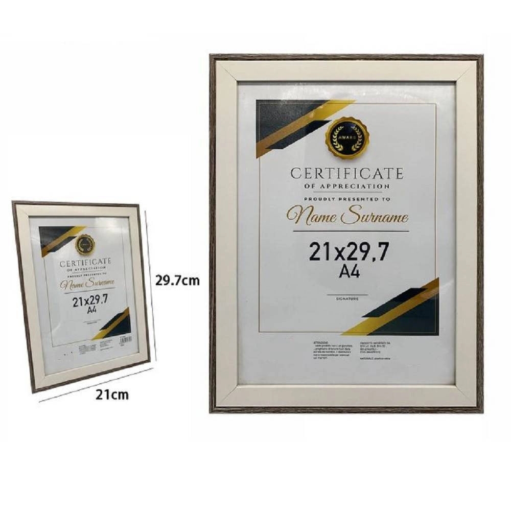 Trade Shop - Portafoto Cornice Per Foto Certificati Quadri Tele A4 21 X 29.7 Cm Modello 70781 -