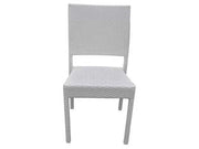 SEDIA DA GIARDINO IN PERATTAN  cm.47,5x57x91h.  colore bianco    VETTE