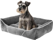Letto per cani di medie dimensioni, 51 x 48 cm, Culla per cani, Letto ortopedico per cani, Divano ergonomico per cani, Copertura rimovibile e lavabile, Orli sollevati, Fondello antiscivolo