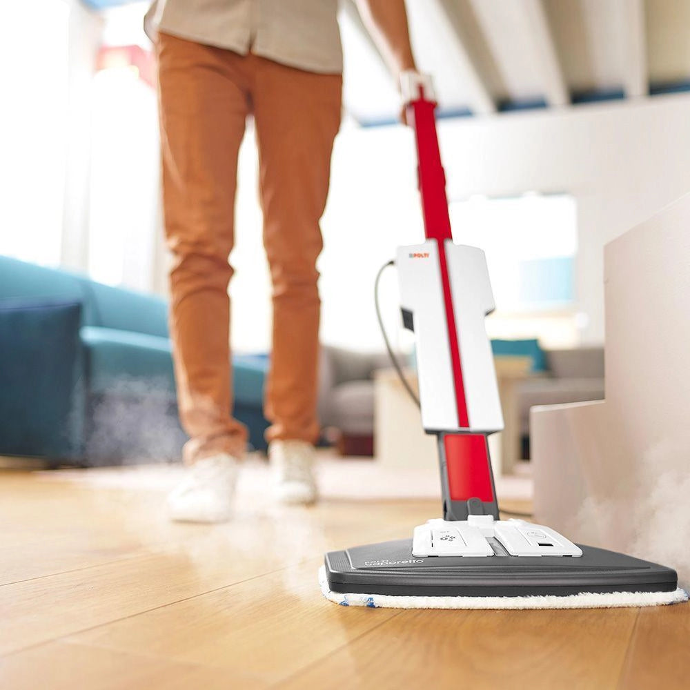 Polti SV650_Style Steam mop 0,5 L 1500 W Nero, Rosso, Bianco
