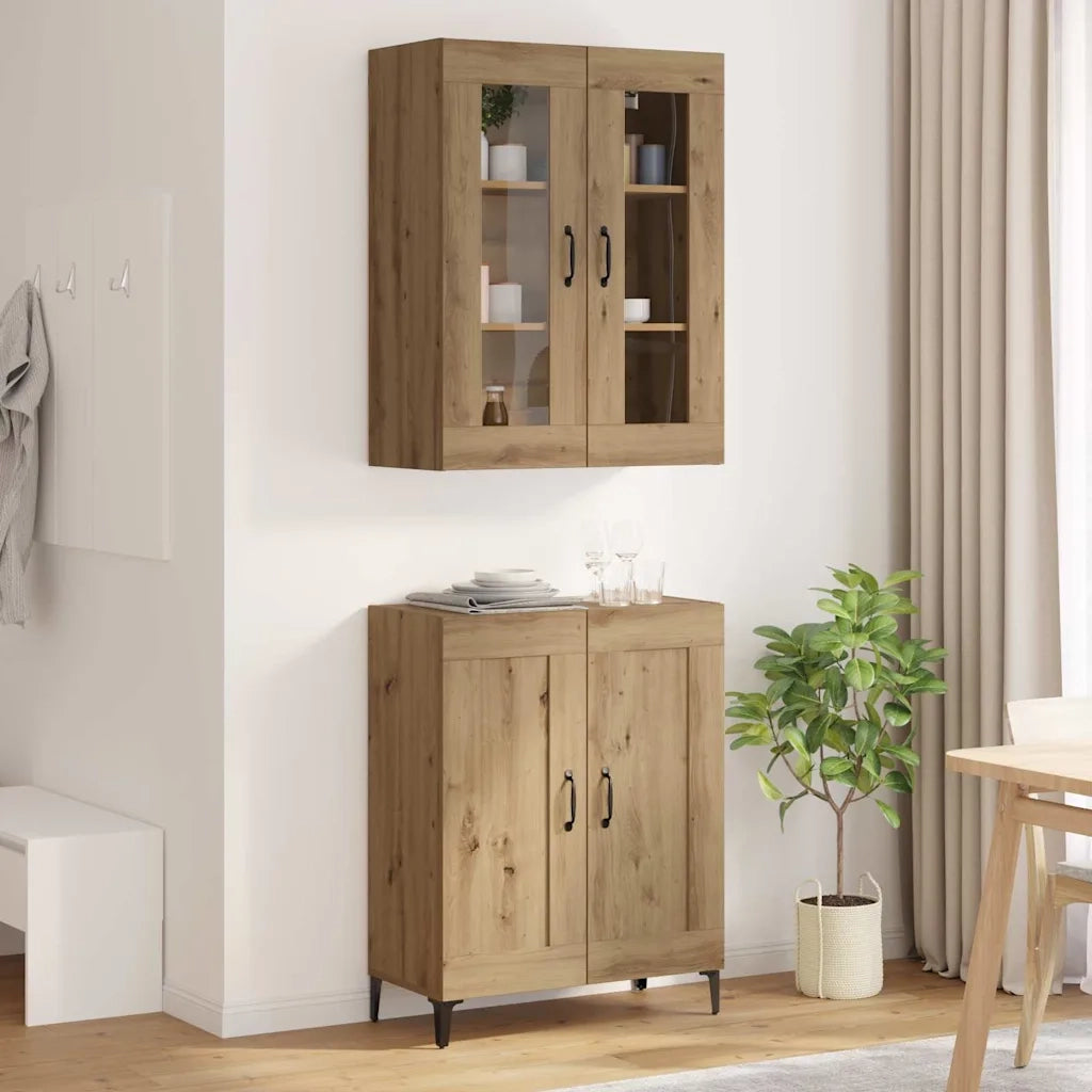 Credenza | Madia | Buffet da pranzo | Armadio da pranzo Rovere artigianale 69,5 x 34 x 180 cm
