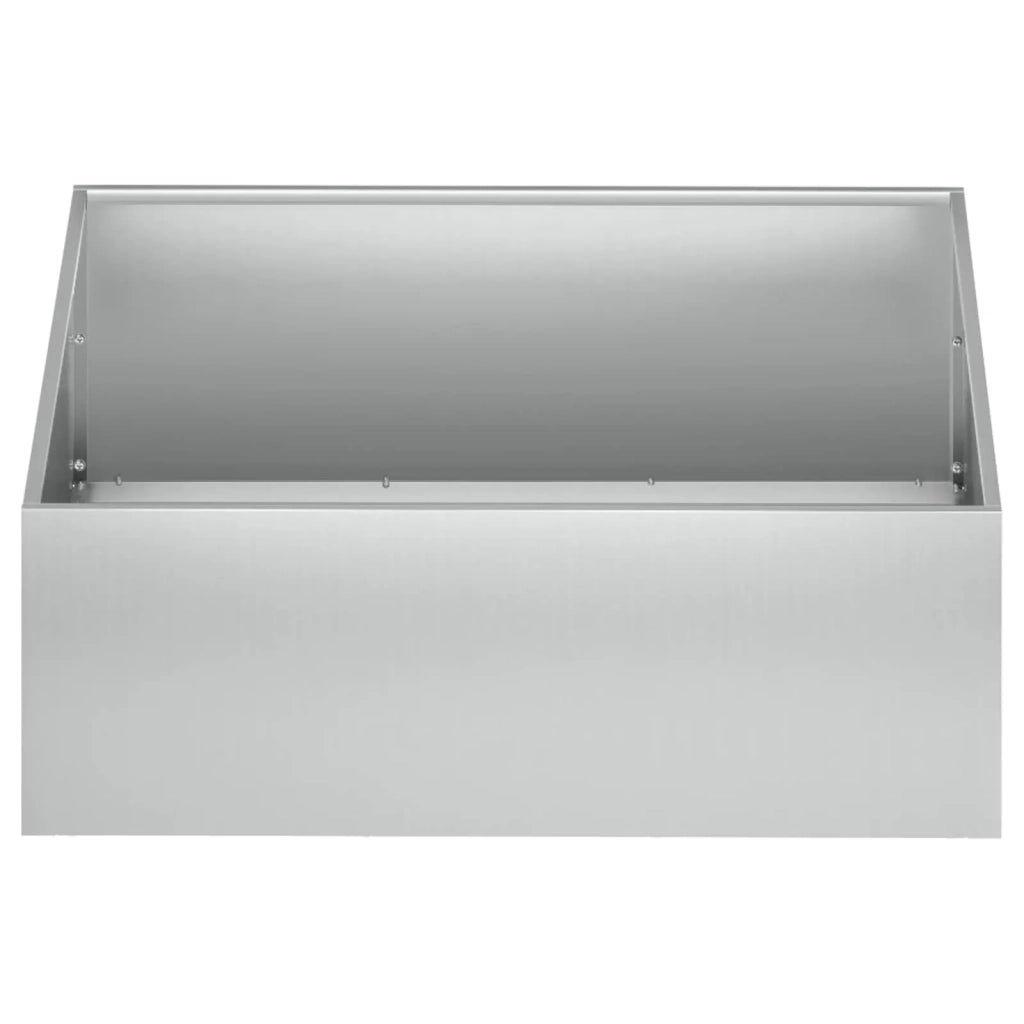Vaso da giardino 2 pz Argento 60 x 60 x 20 cm Acciaio zincato 8005005
