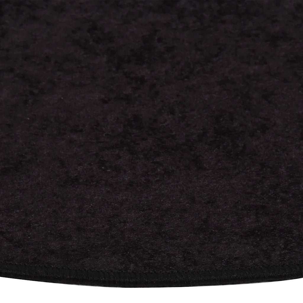 Tappeto Lavabile φ120 cm Antracite 337957