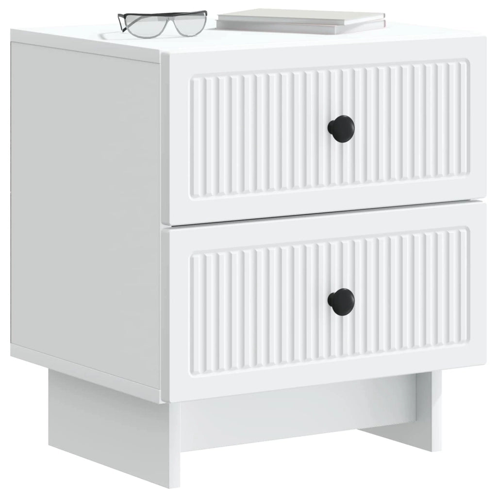 Armadio da Notte con cassetto Bianco 43 x 34,5 x 47,5 cm 893835
