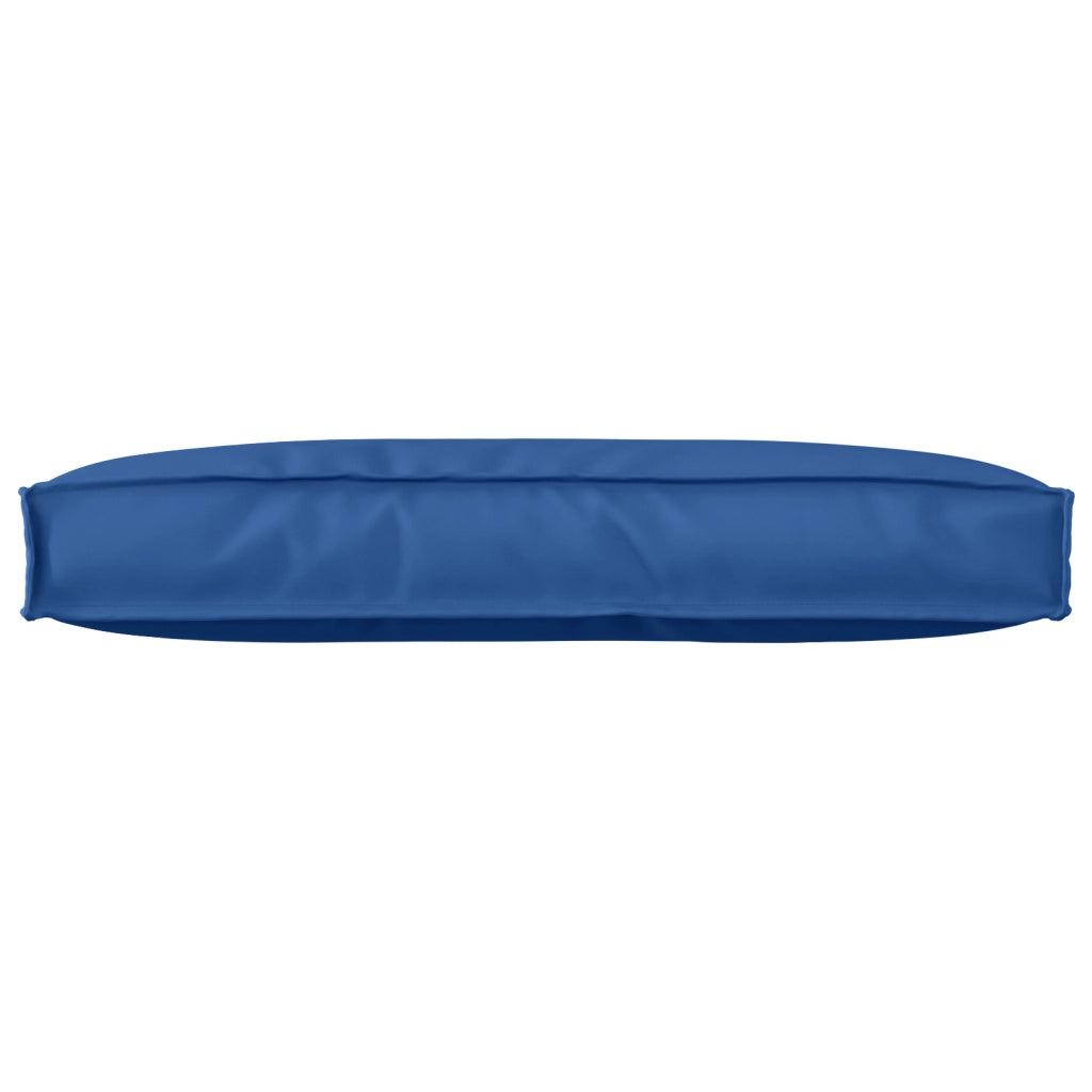 Cuscino Pallet Schienale Blu Reale 80x40x12 cm Tessuto Oxford