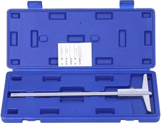 Gauge Vernier a Profondità 0,02mm - Alta Precisione - Strumento di Misura a Micrometro - Acciaio Inossidabile (0-250) - Strumenti di Misura - Precisione