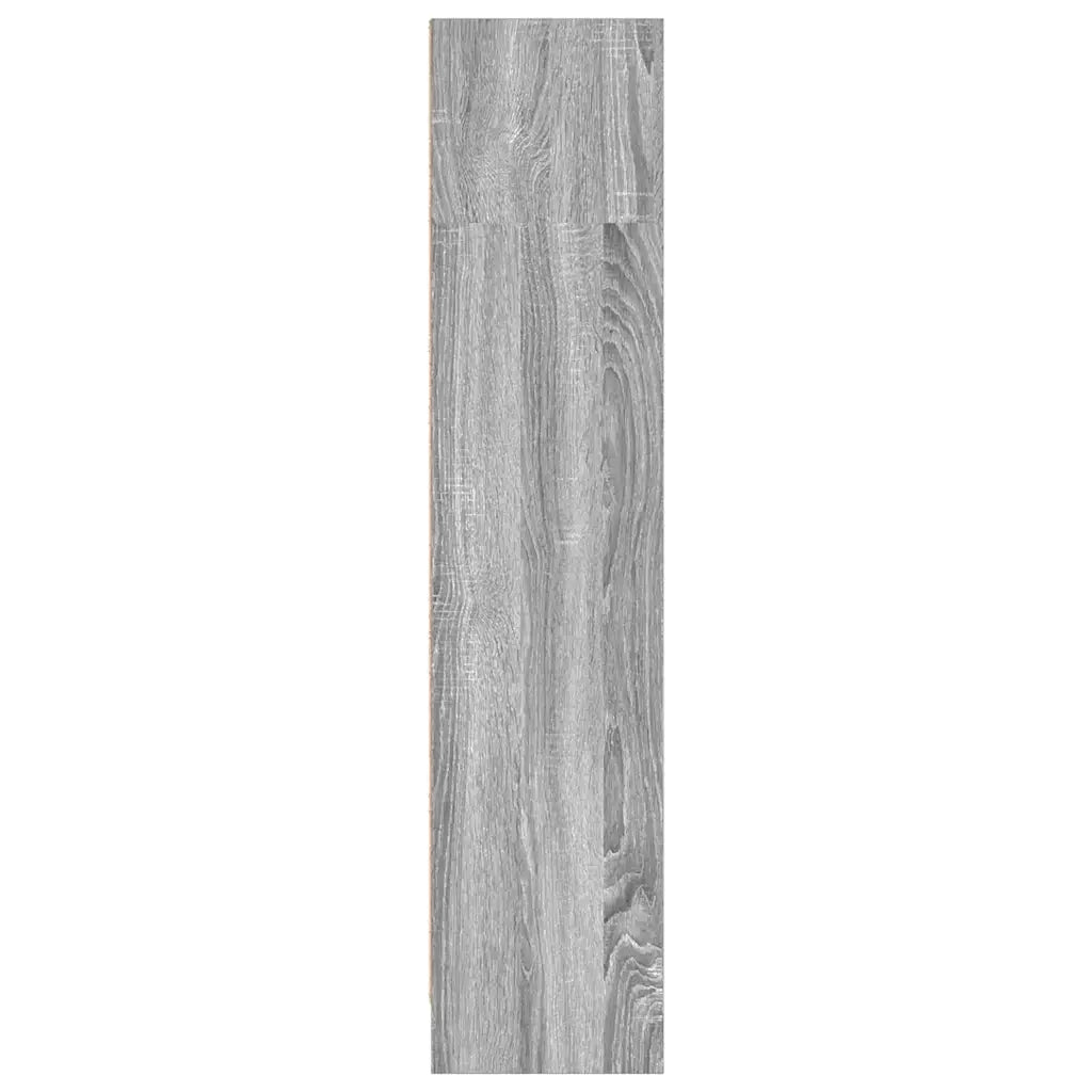 Libreria Grigio Sonoma 80x24x109 cm in Legno Multistrato