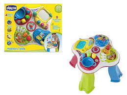 Chicco Tavolo Cresci e Impara Bilingue, Multiattività Italiano/Inglese, Gioco Educativo Elettronico Interattivo e Parlan