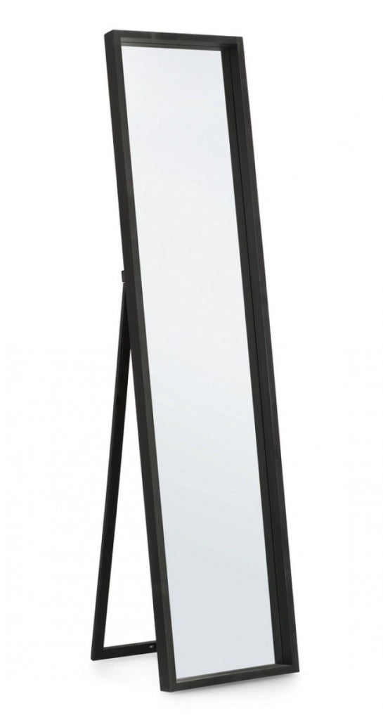 Specchio Rettangolare Nero Moderno da Interno 40x170 - YOUNG