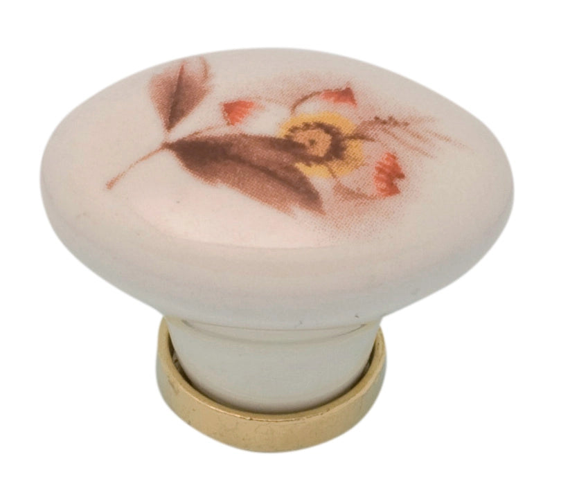 POMOLO PORCELLANA OVALE C/BASE F/13 24X34X25 MM- 25,0 pz