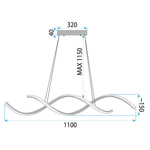 Lampada Led Lhj021-cp Rose Gold