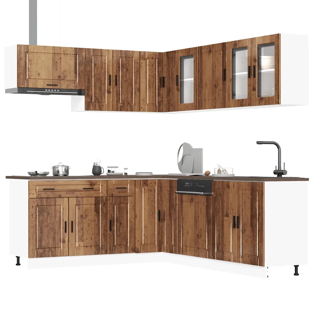 Set Mobili da Cucina 11 pz Porto Legno Antico in Truciolato 3314939