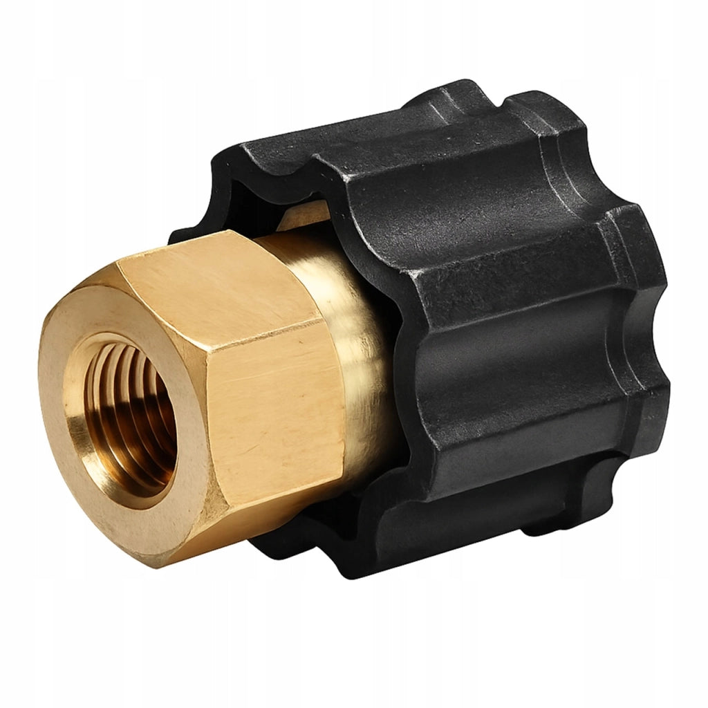 Adattatore Riduzione M22x1,5 a 1/4" F – Ottone con O-ring | Compatibile con Idropulitrici Kärcher HD/HDS