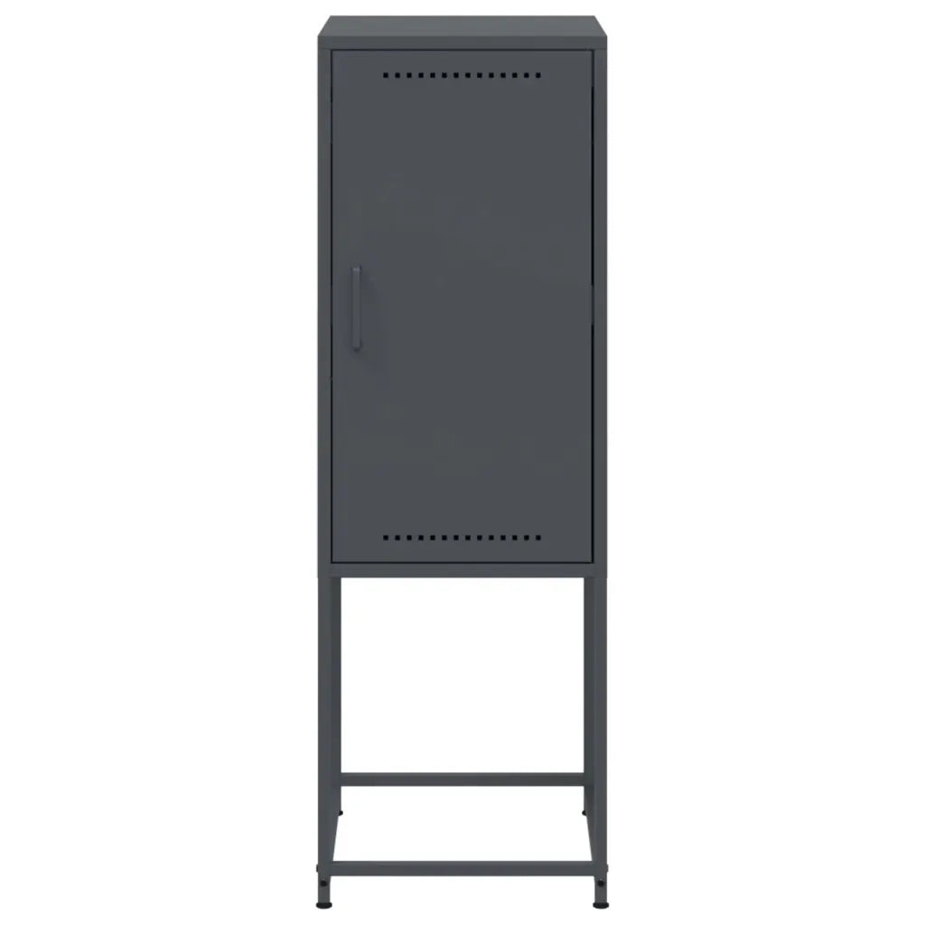 Credenza | Madia | Buffet da pranzo | Armadio da pranzo Antracite 36x39x107 cm in Acciaio
