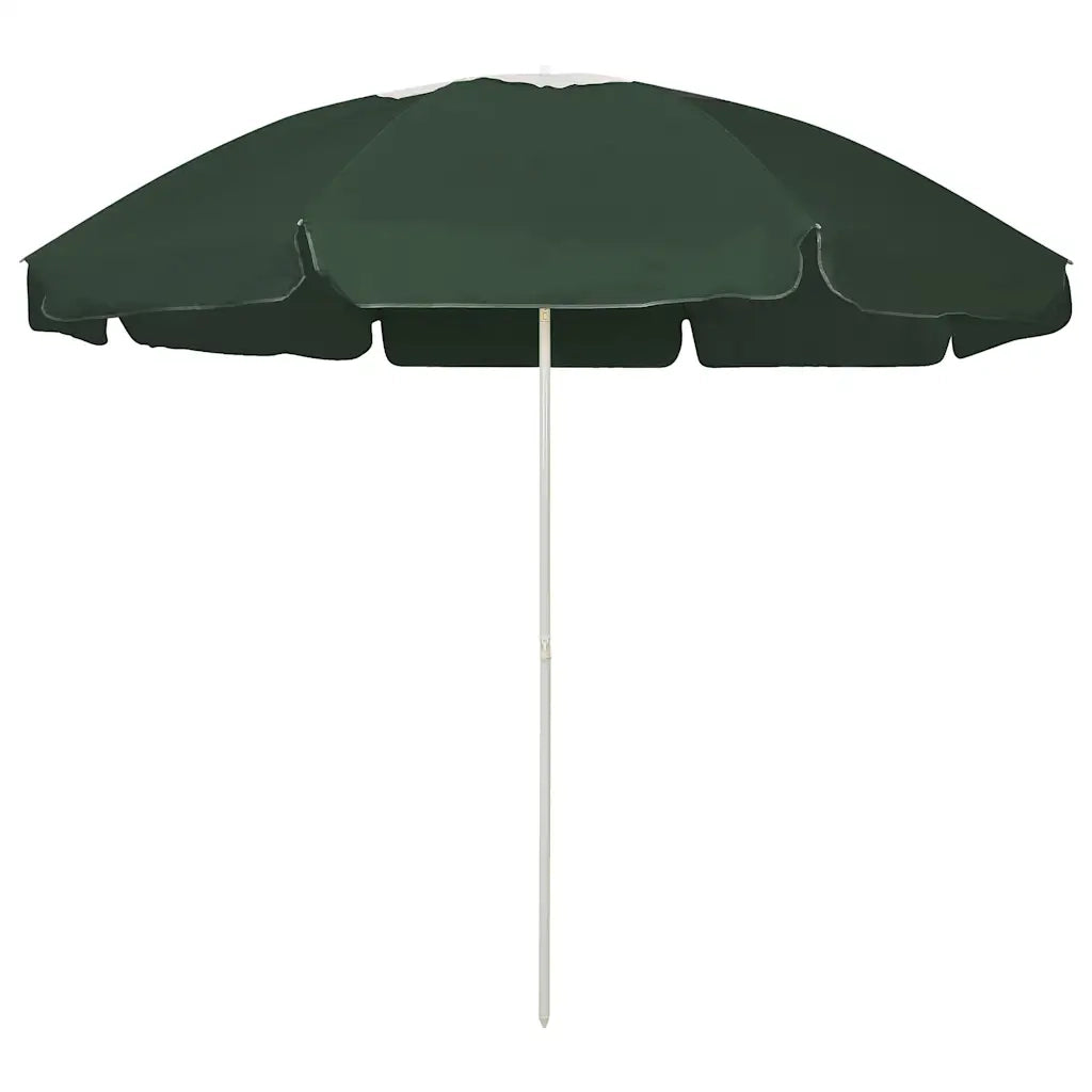 Ombrellone da Spiaggia Verde 240 cm 314713