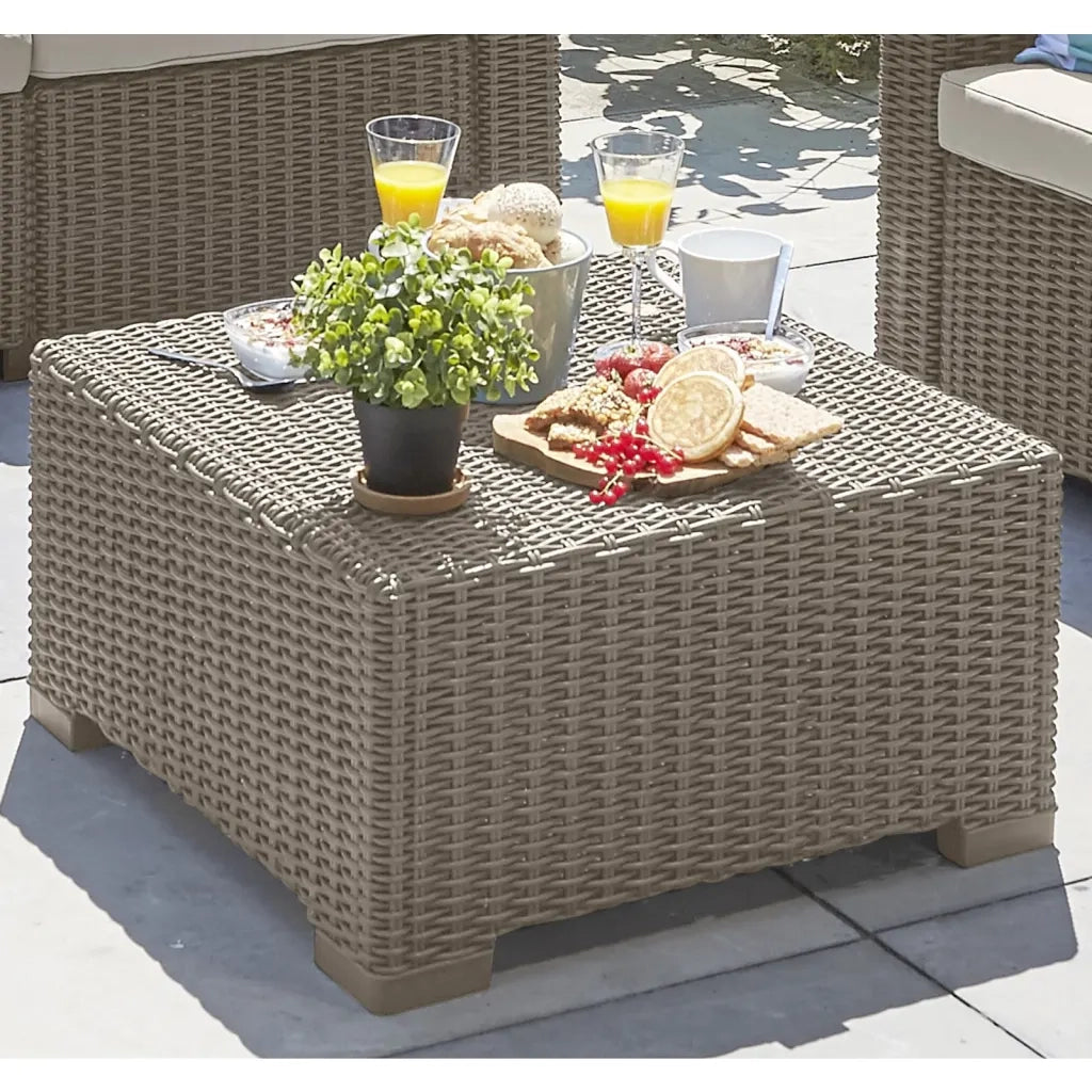 Keter Ottomana da Esterni California Color Cappuccino 442048