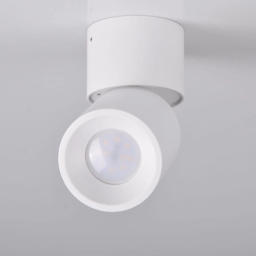Faretto da soffitto orientabile GU10 bianco Polux Astra