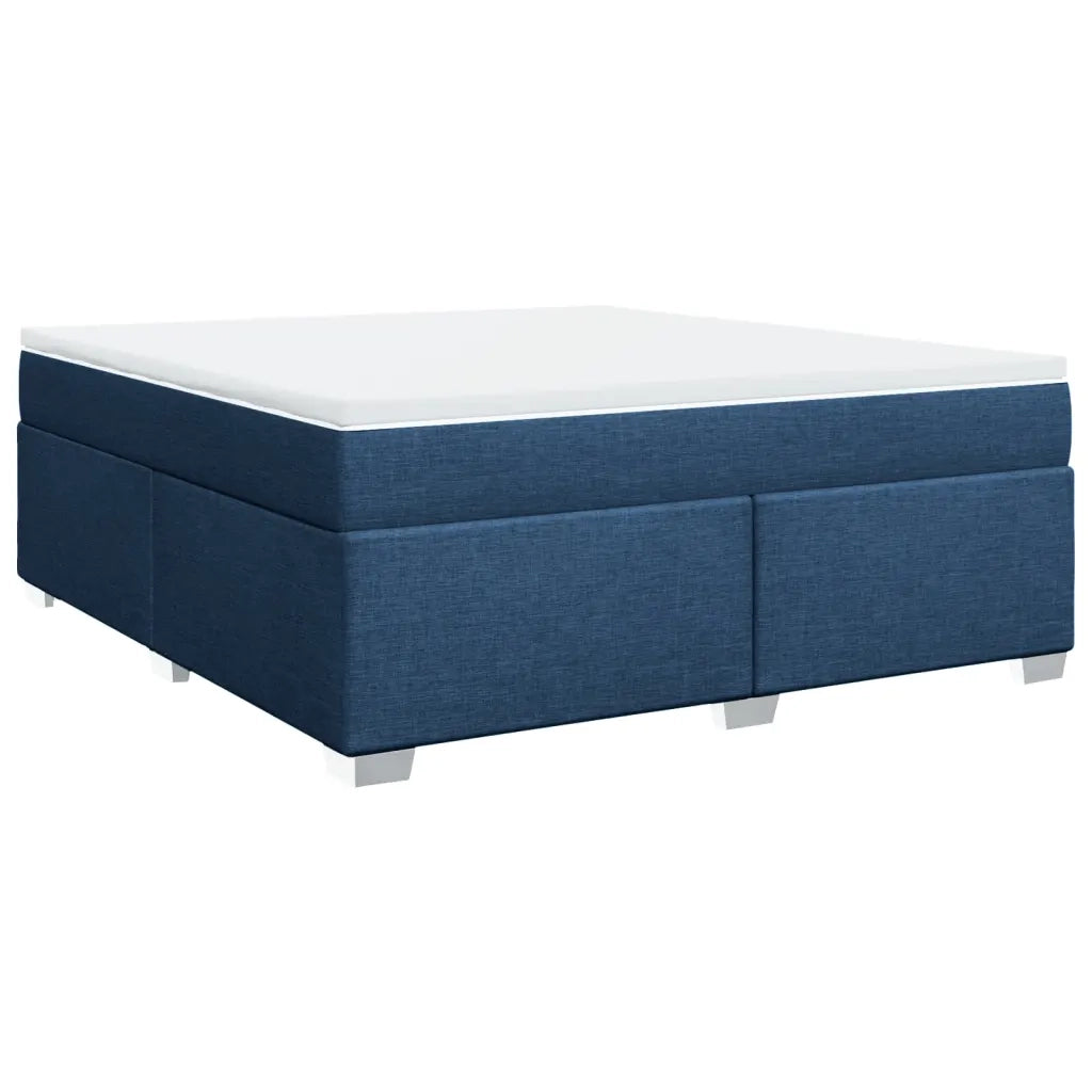 Giroletto a Molle con Materasso Blu 180x200 cm in Tessuto 3285157