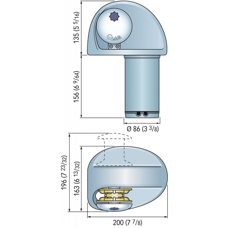 EAGLE S/CAMPANA 500W 12V B.6
