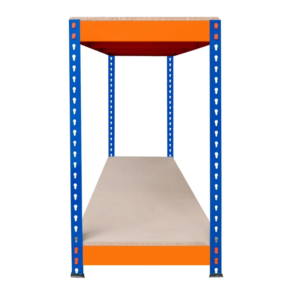 Banco da Lavoro a 2 Ripiani S-Rax - Postazione di lavoro 300kg - 150x45x90cm