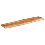 Piano Tavolo 160x40x3,8 cm Rettangolare Legno Acacia Bordi Vivi 370640