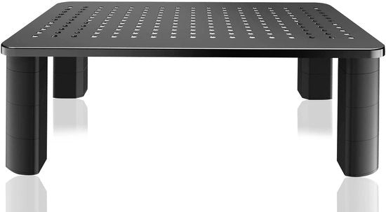 Sostituto di Scrivania per Monitor Riscaldabile con Altezza Regolabile - Stand per Monitor Computer con Altezza Regolabile - Stand per PC con Opzione di Archiviazione - MST008