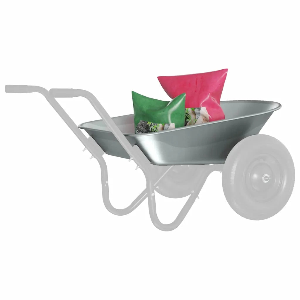 Sostituzione Vassoio Carriola Argento 90 x 63 x 28 cm Acciaio 42007977