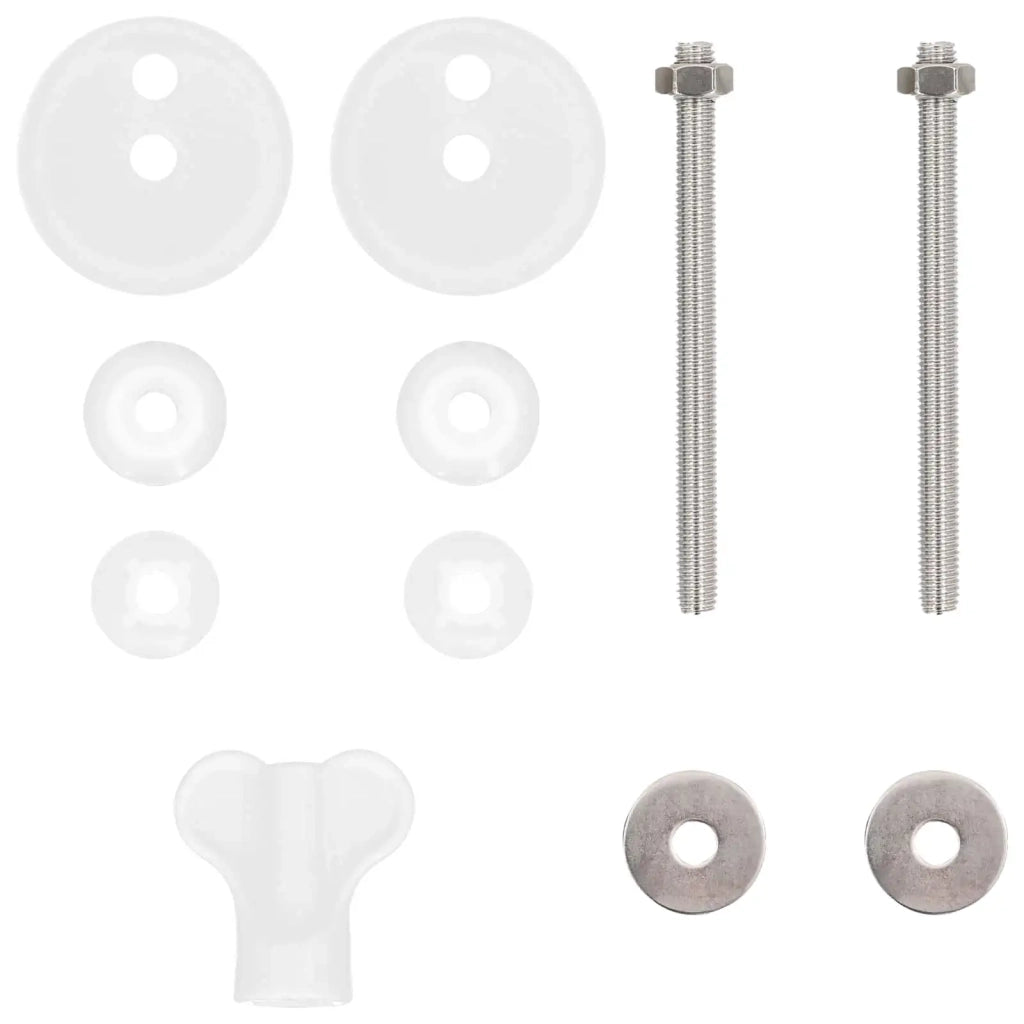 Sedile per toilette con chiusura morbida 2 pcs Bianco 3414529