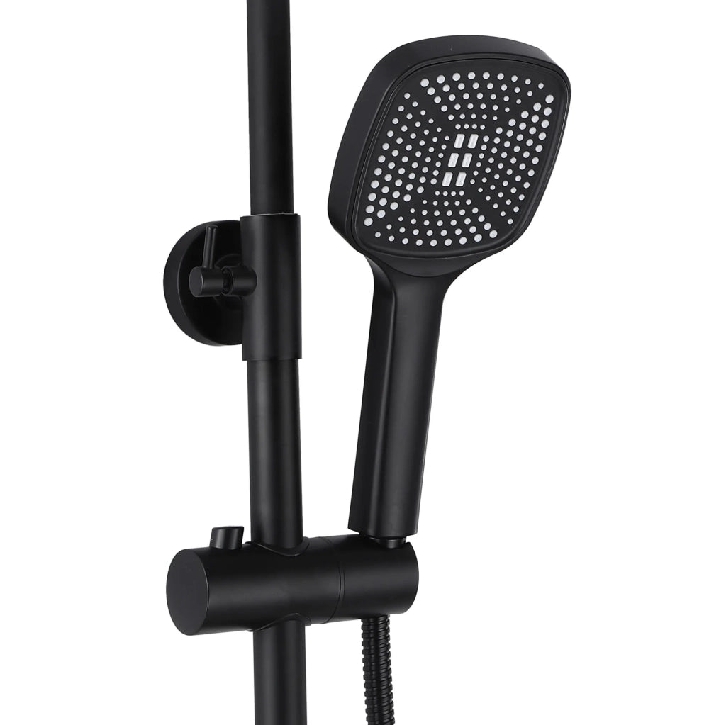 Set Doccia Rea Storm Black Matt