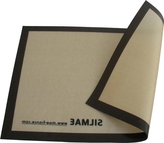 Tappeto antiaderente per biscottiera in silicone e vetro 40 x 60 cm - Ideale per la preparazione di biscotti