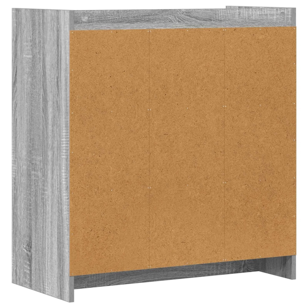 Credenza Sonoma grigio 72 x 36 x 80 cm Legno ingegnerizzato 8011096