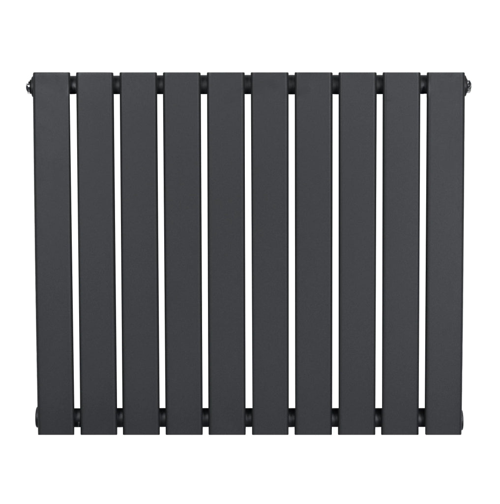 Radiatore Orizzontale Design Piatto Colonna Singola Antracite 600x700 mm