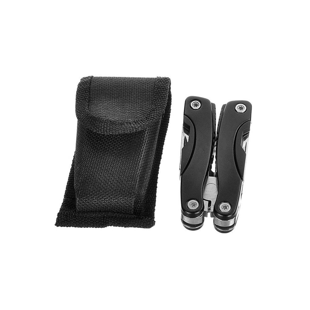 Trade Shop - Pinza Universale Portatile Multitool Utensile Multiuso Con Custodia Per Outdoor -