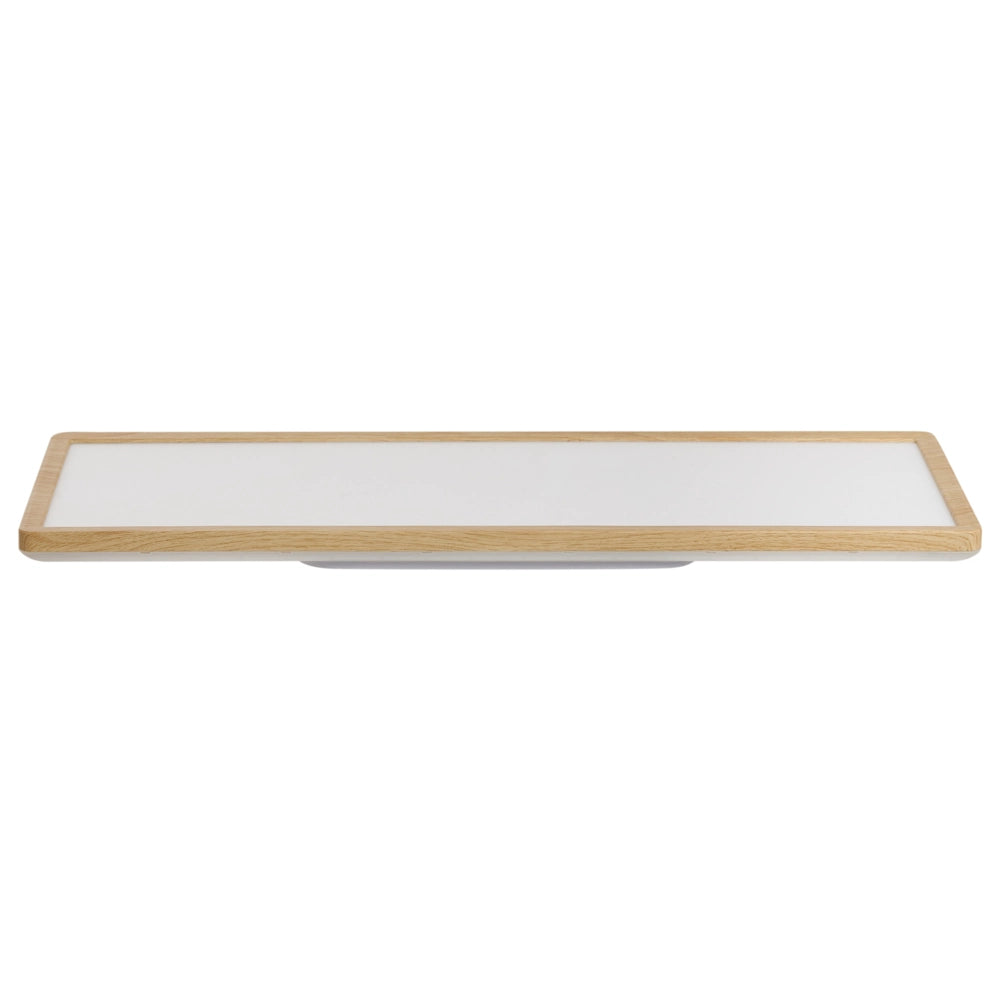 Plafoniera LED Marrone Chiaro a Pannello con Telecomando per Montaggio a Soffitto