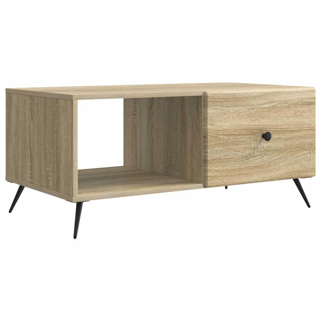 Tavolino da salotto Rovere Sonoma 90 x 50 x 40 cm 895647