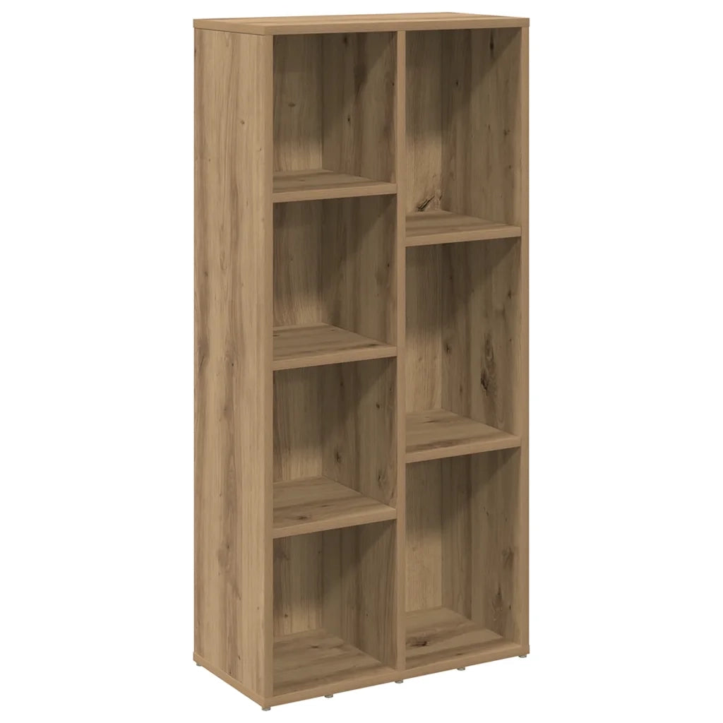 Libreria-Scaffale per Libri-Mobile di Stoccaggio Rovere Artigianale 50x25x104 cm