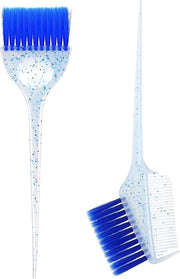 Set di pennelli per tinta capillare premium con pennelli blu e accessori per tinta capillare glitter