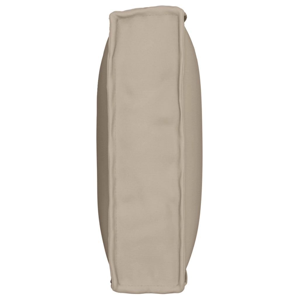 Cuscino per Pallet per Schienale Tortora 80x40x12 cm Tessuto Oxford