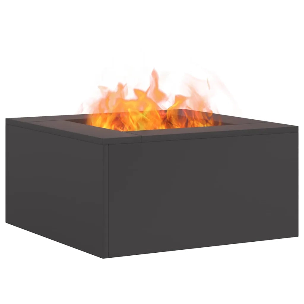 Focolare Nero 60 x 60 x 30 cm Acciaio CFW3375085
