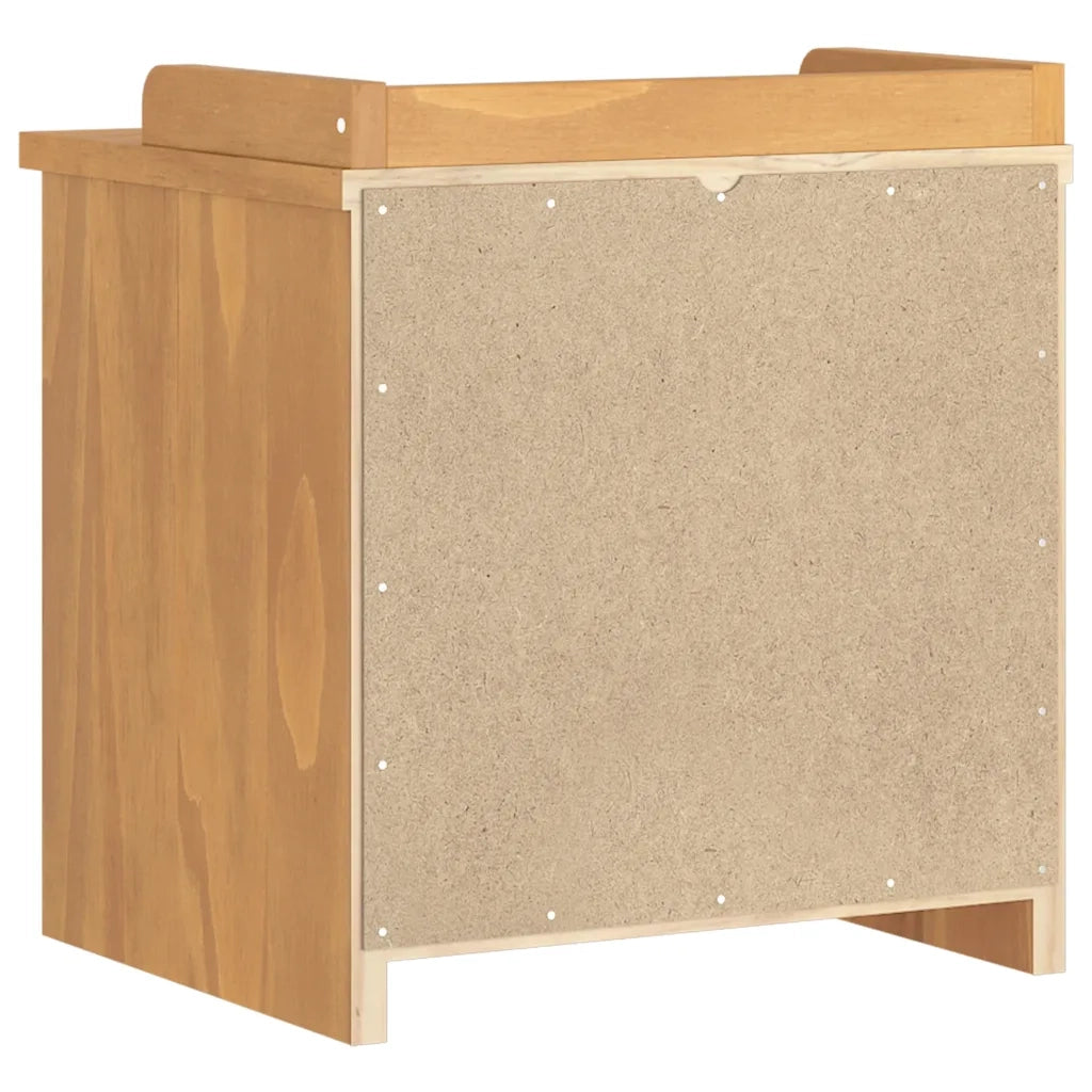 Panca da Corridoio SANDNES 45x40x50 cm Legno Massello di Pino 4010445